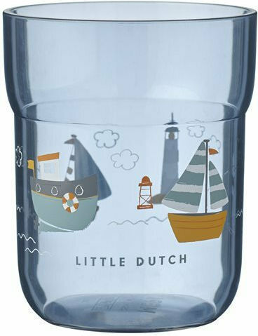 Little Dutch Παιδικό Ποτηράκι Sailors Bay από Πλαστικό Μπλε 250ml για 9m+