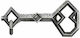 Weta Workshop Hobbit Key to Erebor Replica Item Length 13cm in Scale 1:1
