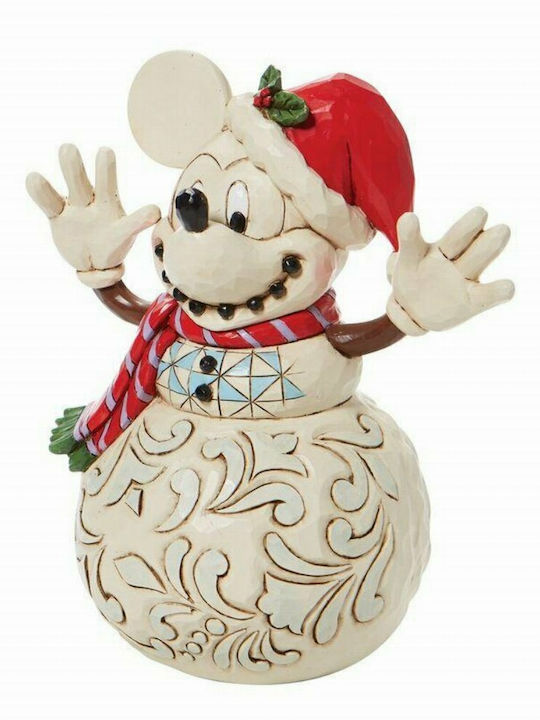 Enesco Christmas Figure SNowman Height 14cm Mickey Mouse