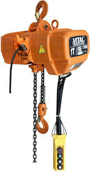 Chain Hoist for Weight Load up to 1t Orange VAR1-8