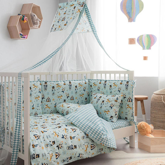 Vesta Home Σετ Circus Τιρκουάζ 120x165εκ.