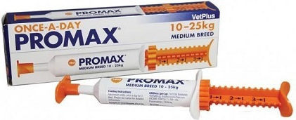 Vet Plus Promax Medium Breed Προβιοτικά Σκύλου και Γάτας σε Πάστα 18ml για Γαστρεντερικές Διαταραχές