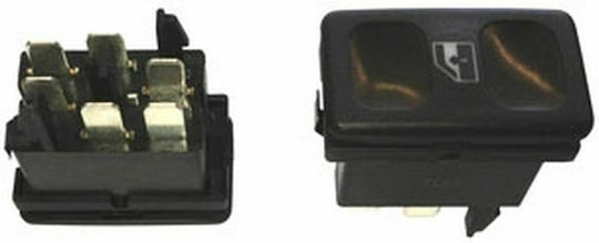Electric Life Car Window Switch for Seat Cordoba / Ibiza Volkswagen Caddy / Golf / Jetta / Polo 6pin Black