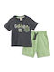 Kinder-Set mit Shorts Sommer 2Stück Gray