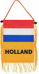 Niederlande Flagge mit Saugnapf 18cm