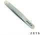 Mota Eyebrow Tweezer with Slanted Nose Silver 11cm