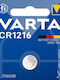 Varta Μπαταρία Λιθίου Ρολογιών CR1216 1τμχ