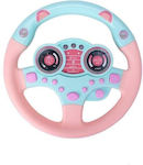 Steering Wheel with Light and Sounds for 36++ Months Pink