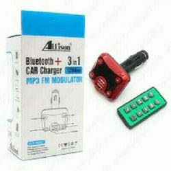 Allison FM Transmitter Autovehicul Allison cu Bluetooth / USB