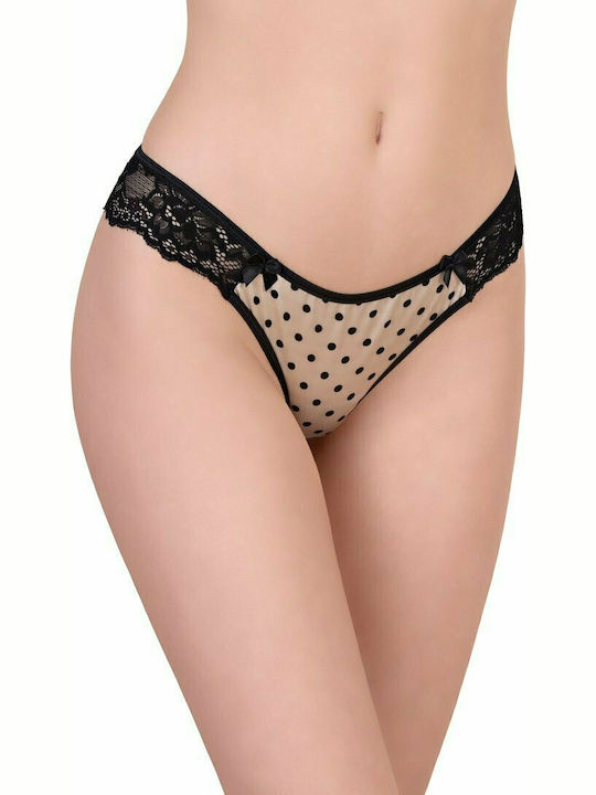 Milena by Paris Women's Brazil with Lace Black