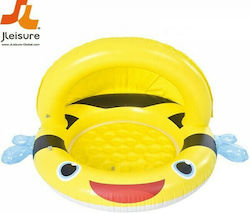 Jilong Kids Swimming Pool Inflatable with Canopy Bee 125x95x66cm