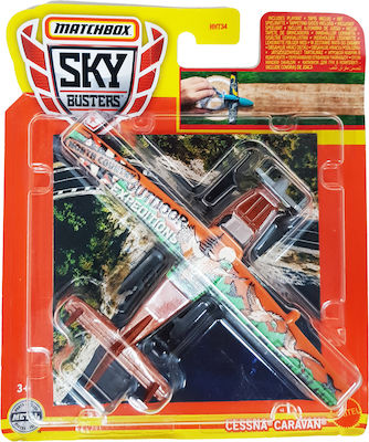 Mattel Skybusters Cessna Caravan Cutie de chibrituri Avion pentru 3++ Ani Cessna Caravan