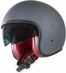 Garibaldi G03X Jet Helmet with Sun Visor ECE 22.05 Matt Grey GH6607.GR.S