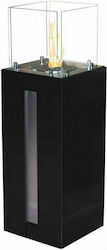 EcoHot Bio Stand 02 IW Επιδαπέδιο Εσωτερικού / Εξωτερικού Χώρου Άσπρο-Inox 35x35x102cm