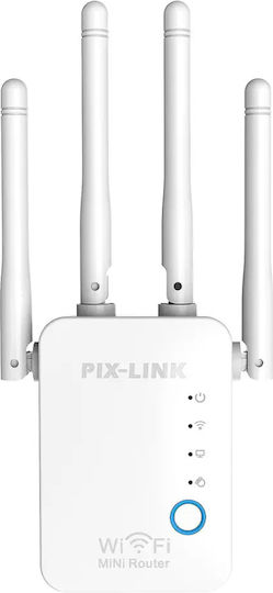 Pix-Link LV-WR16 WiFi Extender Single Band (2.4GHz) 300Mbps