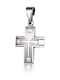 Skaras Jewels Herren Weißgold Kreuz 14K