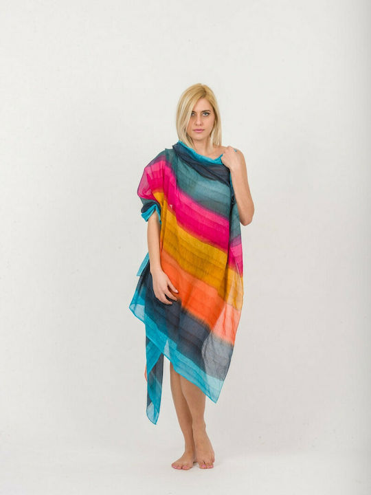 Rima Beachwear Striped Pareo Striped Multicolour 180x110cm