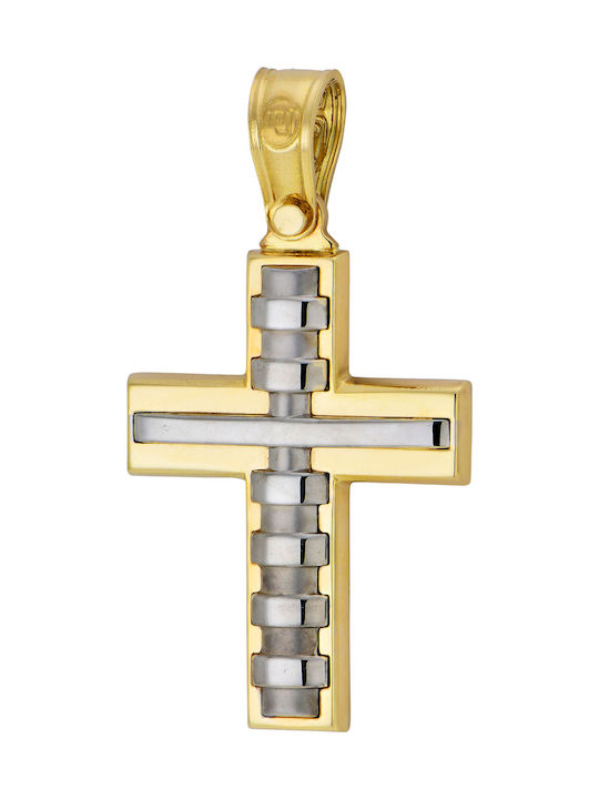 Skaras Jewels Men's Gold Cross 14K