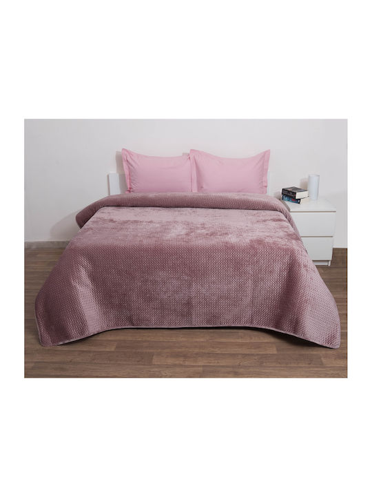 Anna Riska Verona Cuvertură Single Microfibra roz fard de obraz 160x220cm