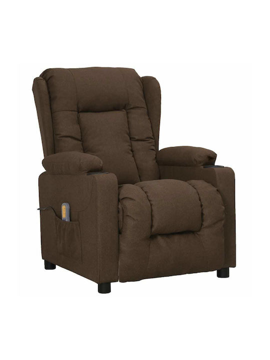 Πολυθρόνα Relax Massage Καφέ 72.5x96x99.5cm