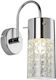 Rabalux Niagara Modern Lamp Bathroom with Socket E14 Silver 11.5cm