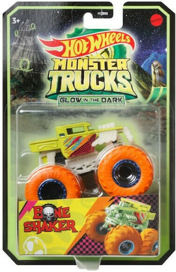 Hot Wheels Mașinuță Strălucirea În Întuneric Shaker Osoase 1:64 Monster Truck Pentru 3+ Ani