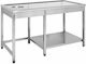 Inoxcon Ανοξείδωτο Τραπέζι Μ162xΒ70xΥ86cm