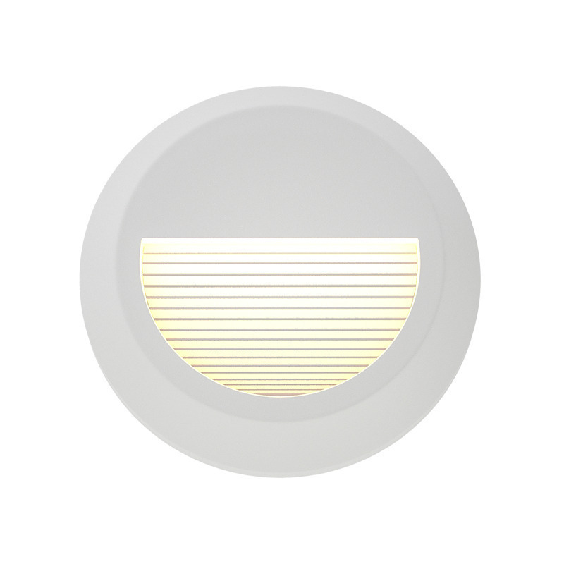 Inlight Maroon Στεγανή Επιτοίχια Πλαφονιέρα Εξωτερικού Χώρου με