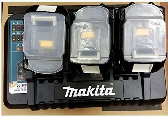 Makita Set 3 Werkzeugbatterien 18V Kapazität 5Ah mit Ladegerät
