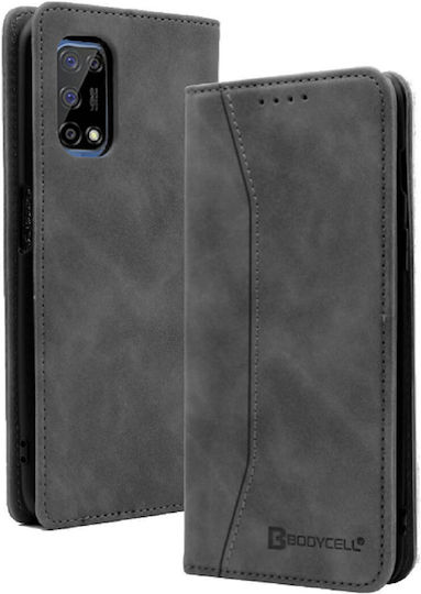 Bodycell Brieftasche Synthetisches Leder Schwarz (Realme 7 5G)