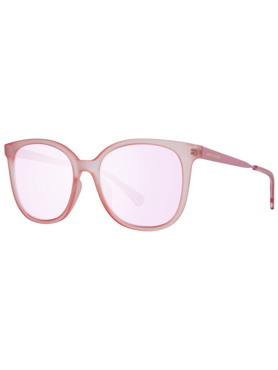 Skechers Women's Sunglasses with Pink Acetate Frame and Pink Mirrored Lenses SE6099 73U