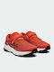 GT-1000 11 PS Kids Sports Shoes Running with Hoop & Loop Closure Red
