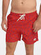 Herren Badebekleidung Shorts Rot mit Mustern