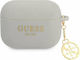 Guess Charm Case Silicone in Gray color for App...