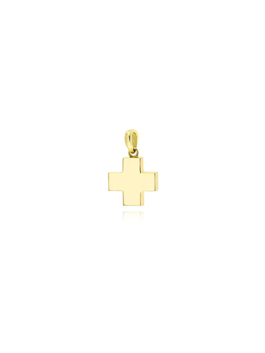 Skaras Jewels Herren Gold Kreuz 14K