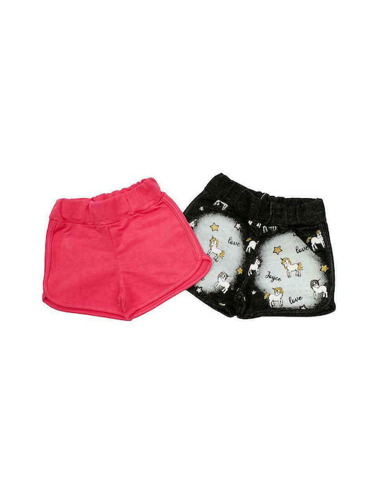 Joyce Kids Shorts/Bermuda Fabric Unicorn Black ...