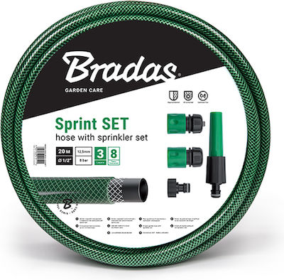 Bradas Hose Watering Set 1/2" 20m