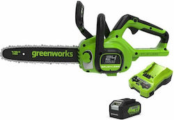 Greenworks GD24CS30K4 Akku-Kettensäge 24V 1x4Ah