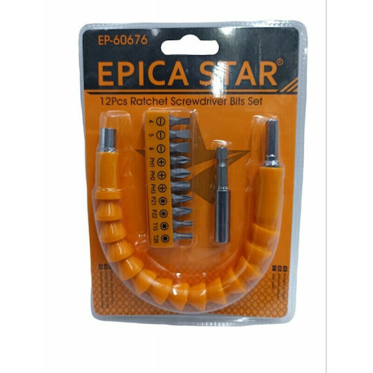Epica Star Set 12 Screwdriver Bits Star/Torx