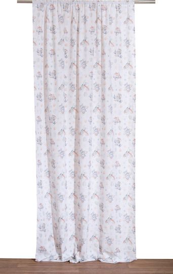 Viopros Perdea pentru Copii Thomas cu Tresă White 428992 140x270buc