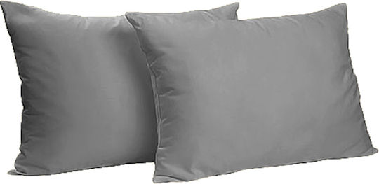 TnS Kissenbezug-Set mit Umschlagumschlag Grey 52x72cm.