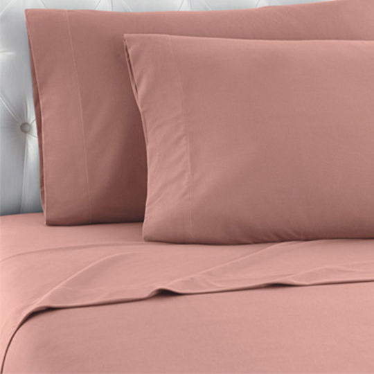 TnS Kissenbezug-Set mit Umschlagumschlag Pink 52x72cm.