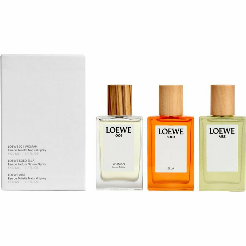 Loewe 001 Woman Eau de Toilette 30ml, Aire Eau de Toilette 30ml & Solo