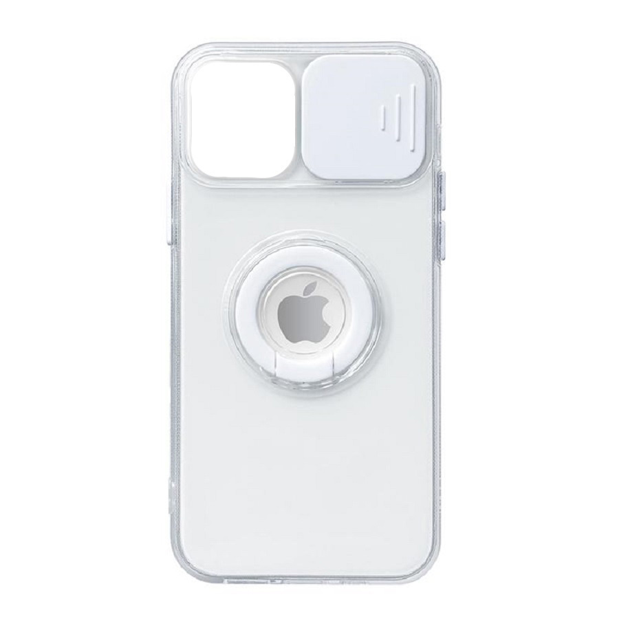 Ring & Camera Cover Back Cover Πλαστικό / Σιλικόνης Λευκό (iPhone 13