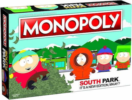 Επιτραπέζιο Παιχνίδι Monopoly South Park για 2-6 Παίκτες 18+ Ετών (EN) Winning Moves