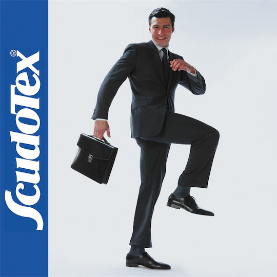 Scudotex 451 Socks Calf High Graduated Compression 18-21 mmHg Blue