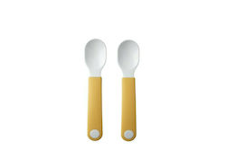 Mepal Baby Set mit Löffeln aus Kunststoff für 9+ Monate Yellow 2Stück Mepal Baby Set mit Löffeln aus Kunststoff für 9+ Monate Yellow 2Stück