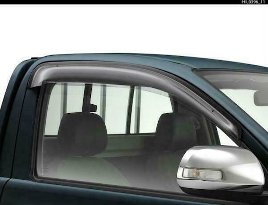 Set of Windbreakers Front Car for Toyota Hilux 2pcs