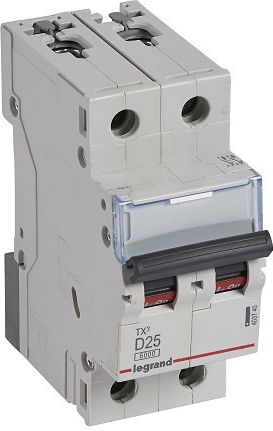 Legrand Automatischer Schutzschalter 25A Zweipolig AC 403740