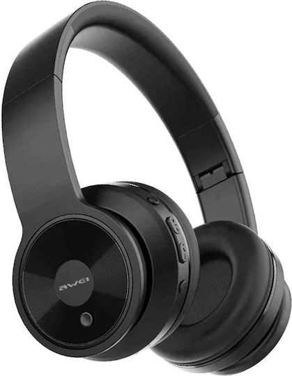 Awei A996BL Wireless / Wired On Ear Headphones with 16 hours of Operation Black